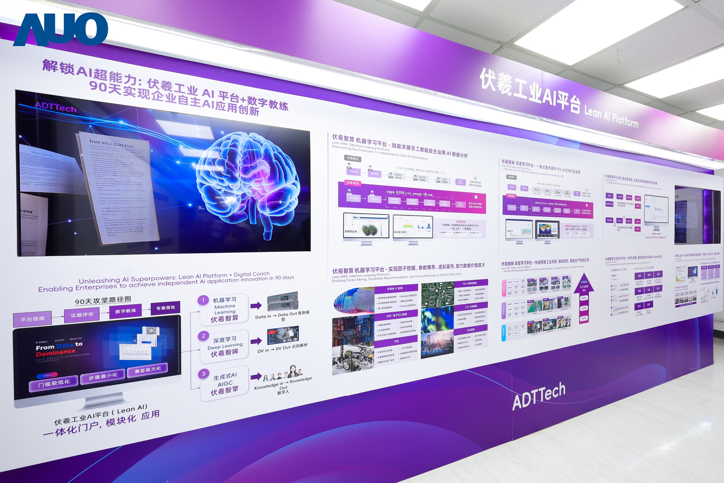 aoa体育历年来丰硕的智造经验与成果，进一步由子公司达智汇向外部输出，转化为可落地、可持续进化的数字解决方案，依托自主研发的数字平台与AI模型，至今已服务超过千家企业